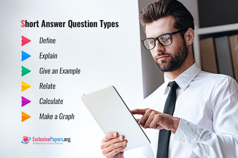 Different Types of a Short Answer Question Quiz