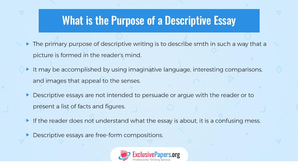 What Is the Purpose of a Descriptive Essay?